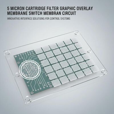 5 Micron Cartridge Filter Graphic Overlay Membrane Switch Membran Circuit Innovative Interface Solutions for Control Systems