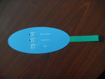 Embossed Waterproof Tactile Membrane Switch 250V DC Insulation Resistance