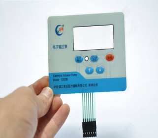 Thin Film Membrane Switch Keyboard For Medical Equipment SGS Approval