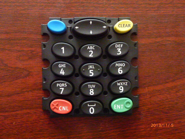 Silicone Key Control Overlay Rubber Button Keypad (HC-SRK-031)