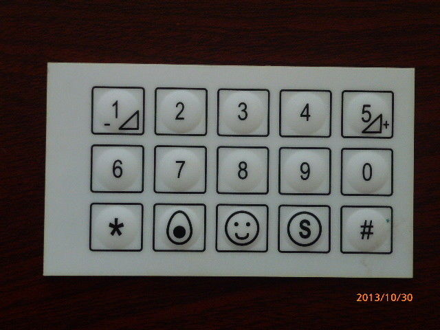 Professional Keypad PCB Membrane Switch With 3M Adhesive / IPC Standard