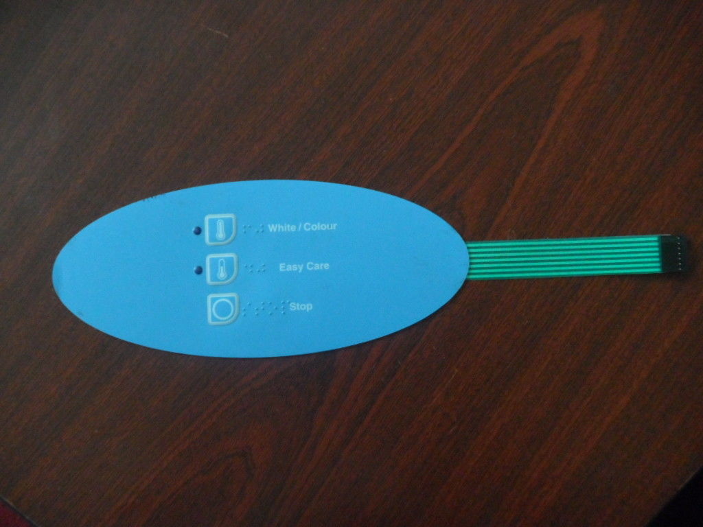 Embossed Waterproof Tactile Membrane Switch 250V DC Insulation Resistance