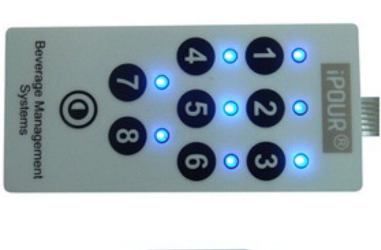 Matte / Gloss PC LED Keypad Membrane Switch With Touch Panel And EL Backlight