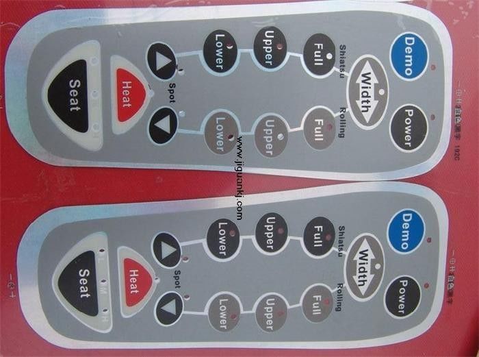 Flexible Backlit Membrane Switch Remote Controller Push Button Touch Panels